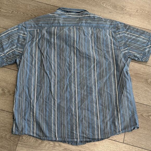 Kuhl Shirt Mens XXL 2Xl Blue Plaid Suncel Uv Protection Hiking Fishing Outdoors - Picture 6 of 6